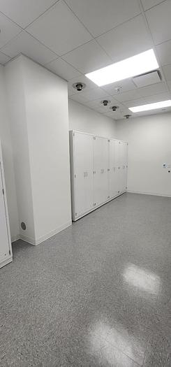 NEW Tall White Metal, Solid Door Floor Cabinet- Hinged Doors