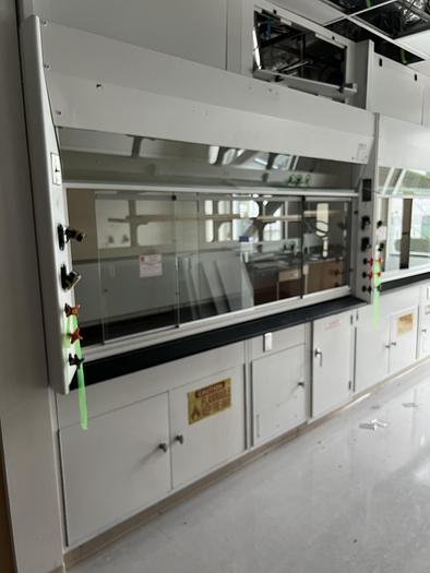 Used Kewaunee Scientific 8' Fume Hood, Combo Sash