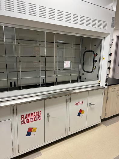 Used Hanson 8' Fume Hood, Combo Sash (B-Depth)