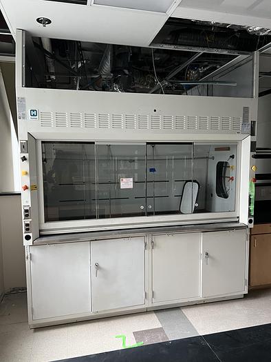 Used Hanson 8' Fume Hood, 5SA94B