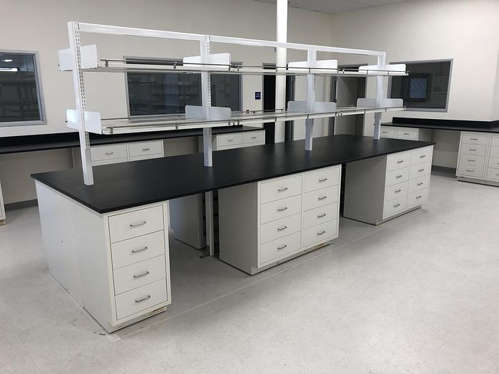 Used Custom Island Bench (Fixed Casework)