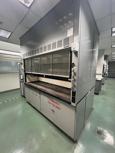 Used HAMILTON SAFEAIRE 8' Highline Fume Hood , Combo Sash