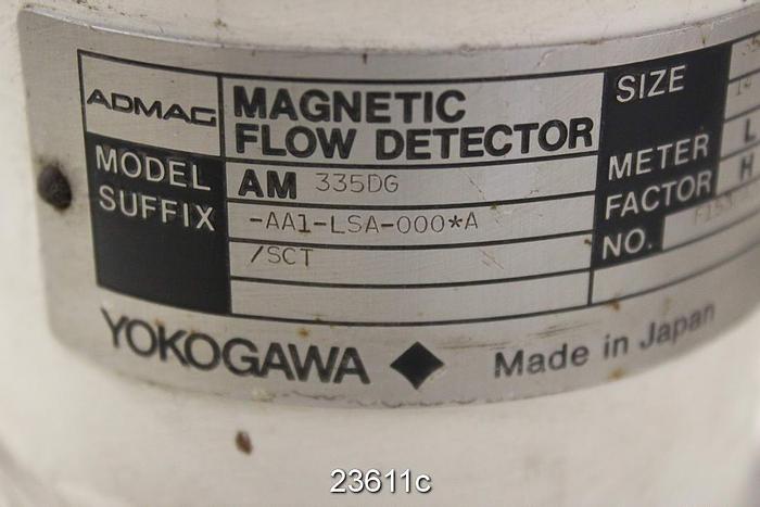 Used Yokogawa AM355DG 14" Magnetic Flow Meter, Am-355Dg-Aai-L5A-000*A /Sct #23611
