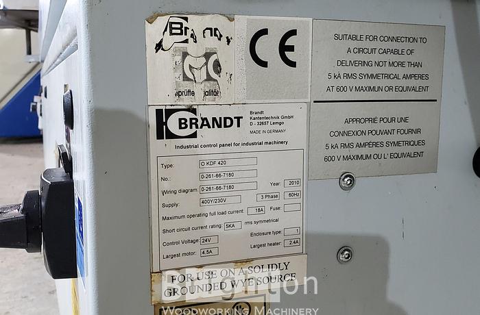 Used 2010 Homag Brandt Ambition 1420, Used Edgebander