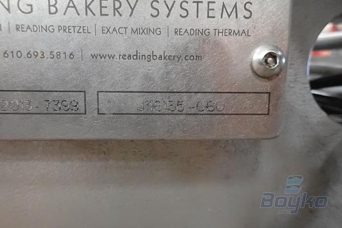 Used 2013 Reading Bakery Systems SS Continuous Mixer