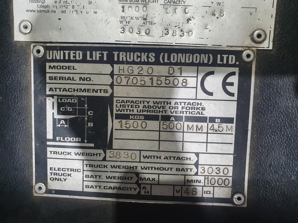 Used Samuk HG20 Forklift