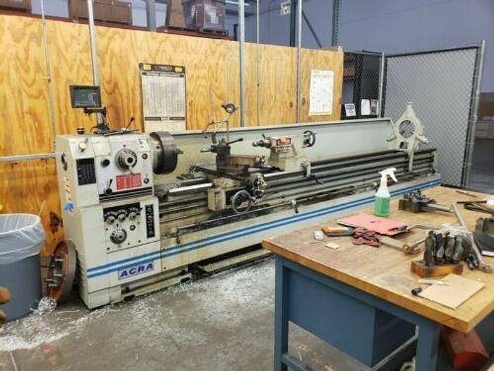 Used LATE MODEL ACRA MODEL ACH 26120 HIGH QUALITY LATHE IN IMPECCABLE CONDITION W DRO