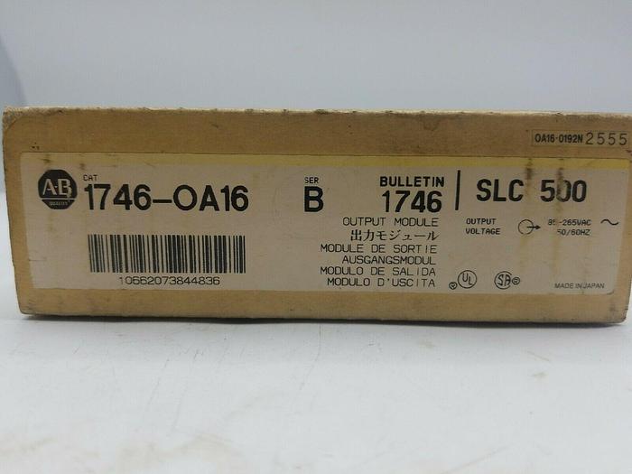Used Allen Bradley SLC 500 1746-0A16 Ser. B