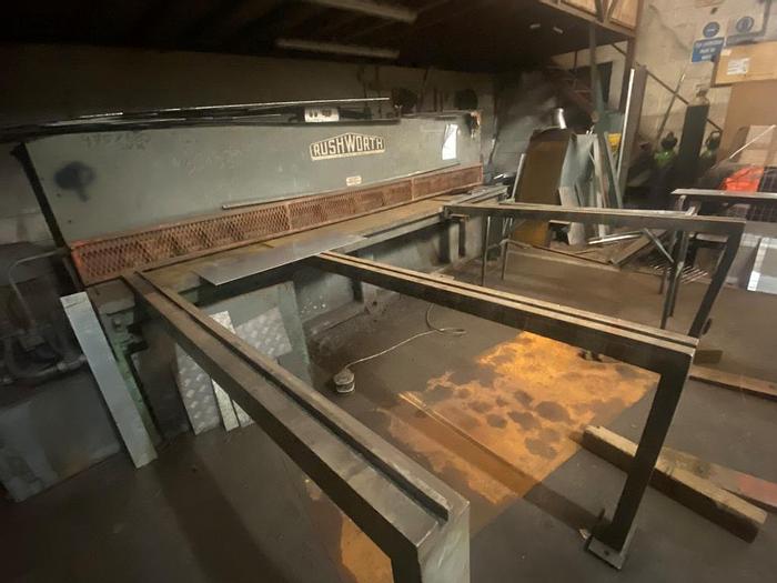 Used Morgan Rushworth 3m x 6mm Guillotine Shears