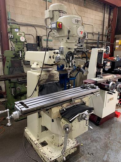 Used 10” X 50”, FIRST, LC-185VS, VERTICAL MILLING MACHINE