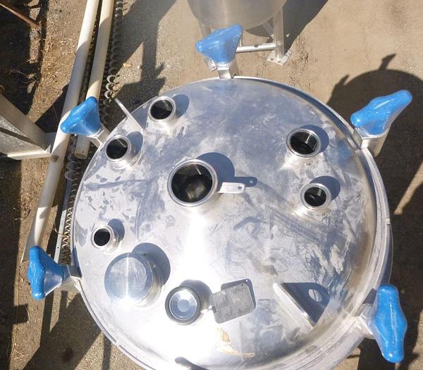 Used Tank, 79 Gallon, 316L Stainless Steel, Jacketed, 50 PSI, Fermenter, C #L744278