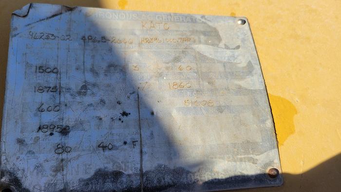 Used 2001 Caterpillar 3512B 1050Kw  600Volt