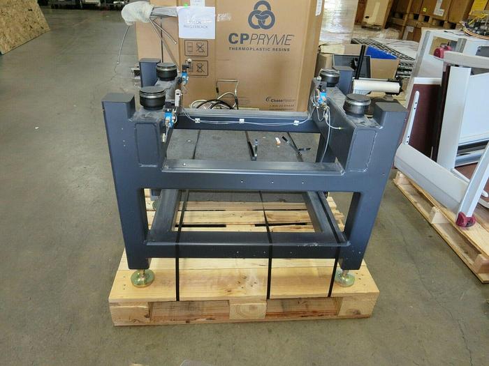 Used Isolation Table, No Mfg's Data Plate,Block Size 36"W X 24"D X 8"T,For Parts Only