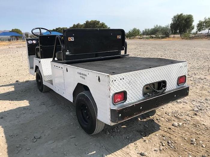 Used 2014 CUSHMAN TITAN XD CREW CAB FLAT BED CART