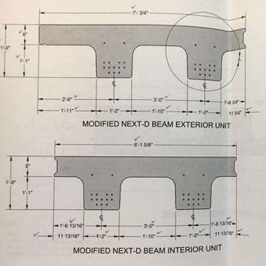 Used Tuckerbilt Self-Stressing SC Bridge Double Tee Form