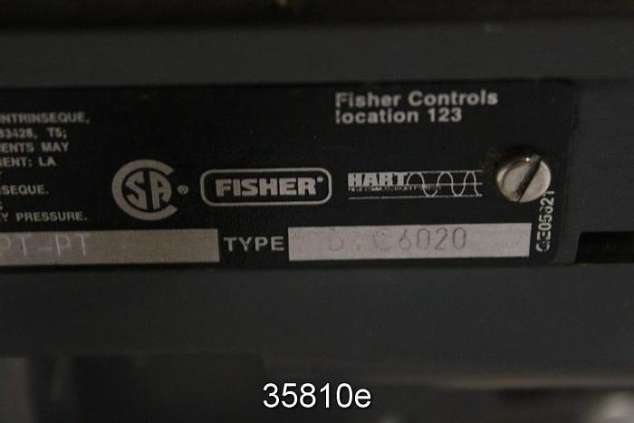 Used Fisher 3" Vee Ball Valve, V150, 1051 Actuator, DVC 6020 Positioner #35810