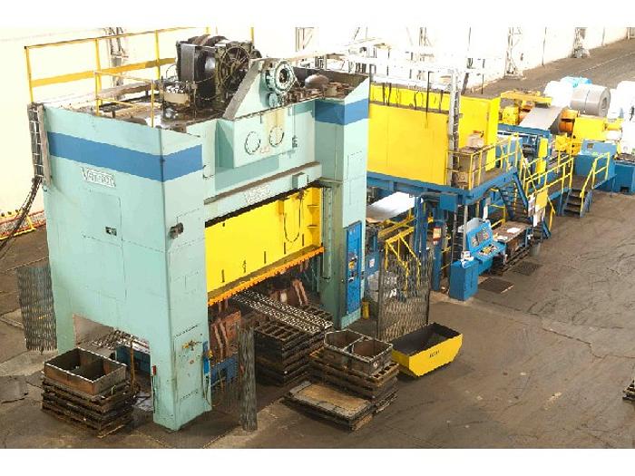 Used 500 ton Verson 186"x108" Blanking Press
