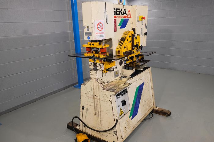 Used Geka HYDRACROP HYD -50 Ton 2 Cylinder steelworker