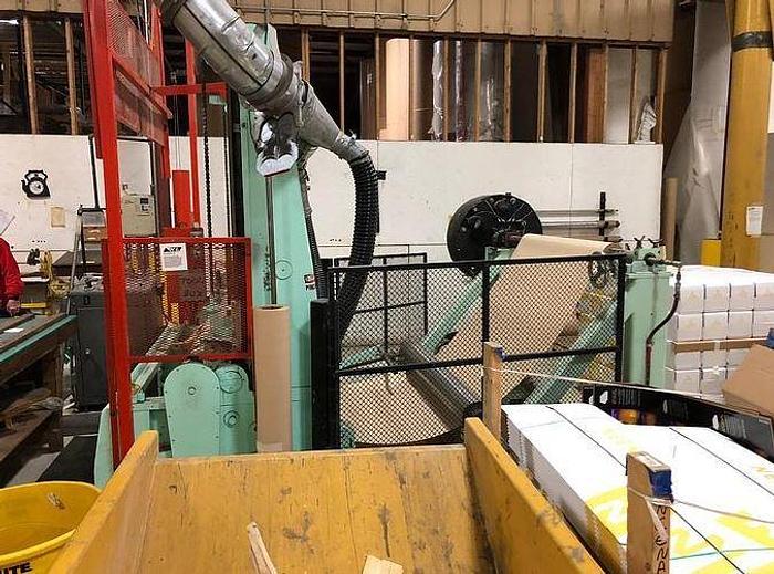 Used 62" WIDE JOHNSTONE TWO DRUM WINDER