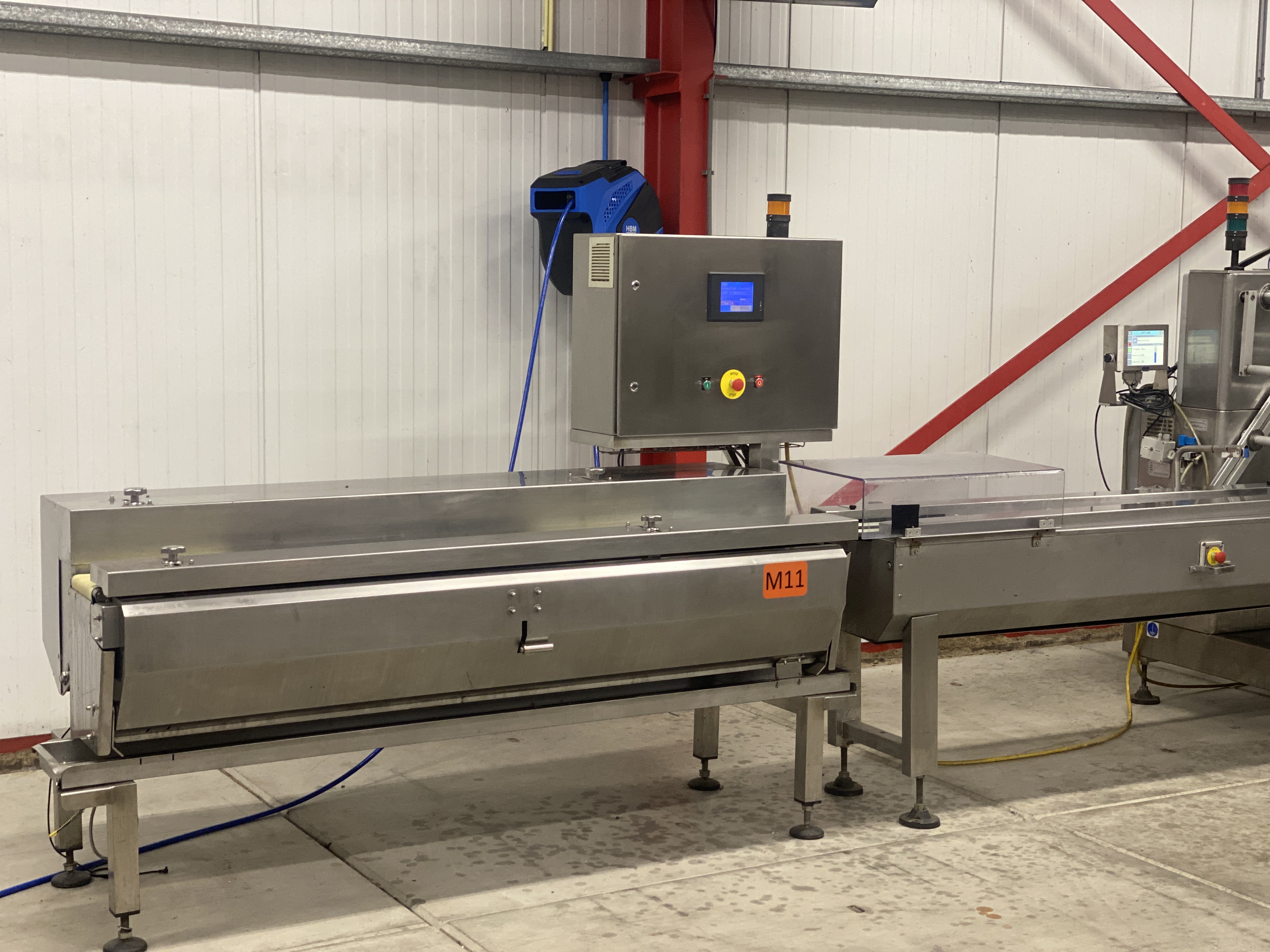 Used Record Scorpion MD flowpacker with Automotion automatic infeed