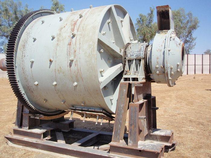 Used Mill, Ball, 7' x 5 1/2', 100 HP, Skid Mounted, Steel Liners #C740611