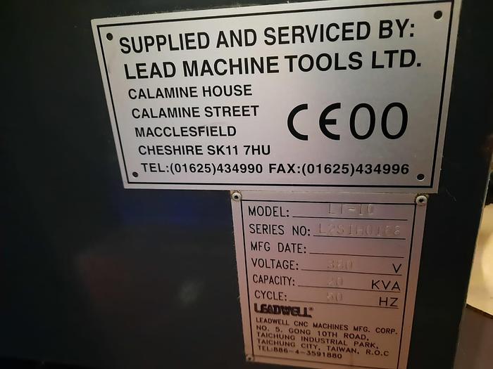 Used 1998 Leadwell LT-10 CNC Lathe