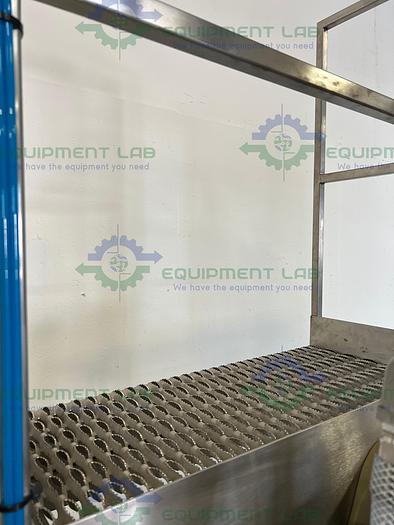 Used Varian  L & L4006MLWJ Load & Lock 6" Chromatography Column On Skid w/ Feed Pump