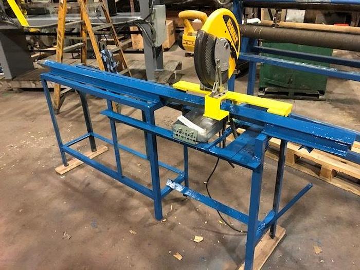 Used 70" CUSTOM CORE SAW W/DEWALT  14" MULTICUTTER