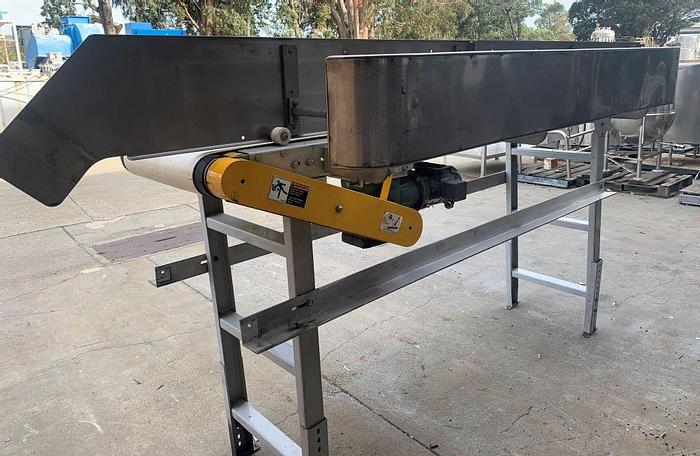 Used Conveyor, Belt, 18" x 9', C/st, Hytrol, 1/2 HP #S744290