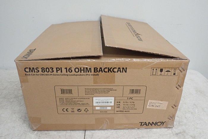 Used Tannoy CMS 803 PI 16 OHM Backcan - NEW