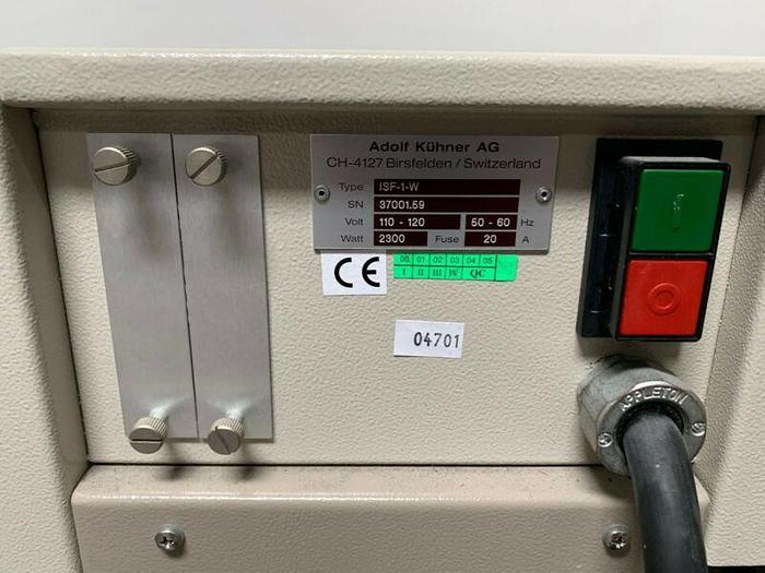 Used Adolf Kuhner ISF-1-W Incubator & Shaker w/ Humidity Temp Range -15°C to 80°C