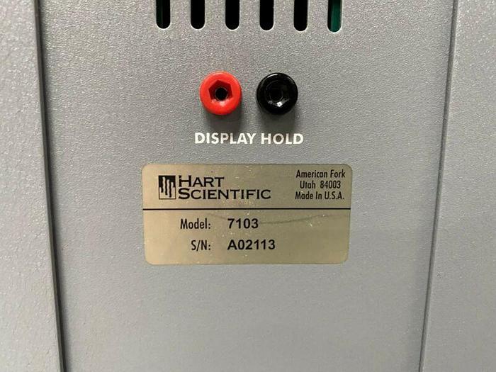 Used Fluke Hart Scientific Model 7103 Micro Temperature Calibration Bath -30°to 125°C