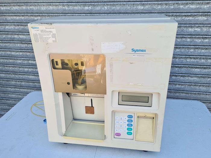 Used Sysmex K-1000 Hematology Analyzer