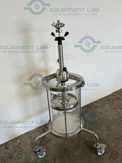 Used Cytiva / GE / Pharmacia BPG 300/500 Chromatography Column 35L w/ 4 - Way Valve