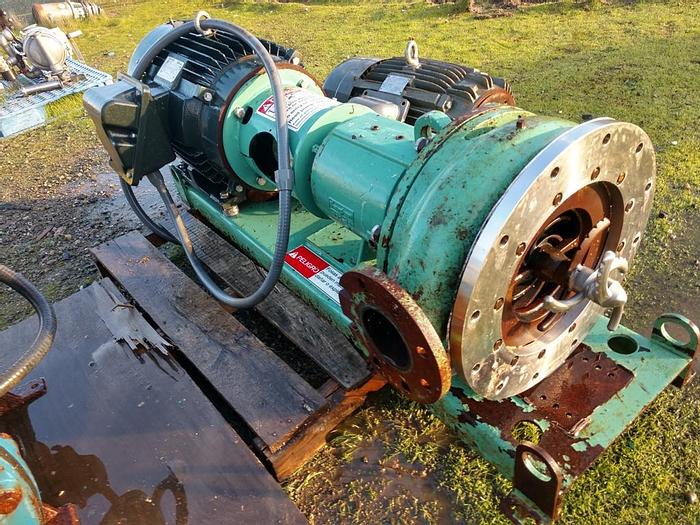 Used Pump, 25 HP, Vaughan, Chopper Pump, Mdl HF4RCS, #C741987