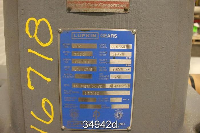 Refurbished Nuttall Gear S20M Gear Drive, 2.855/1 Ratio #34942