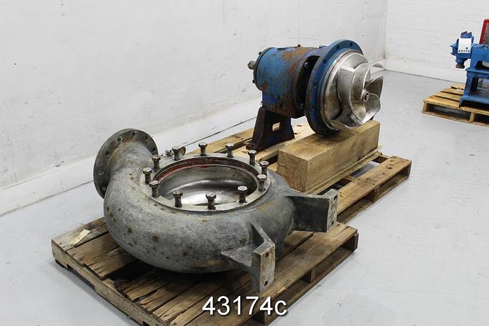 Used Goulds 3175 10x12x18 Pump, Stainless Steel Casing #43174
