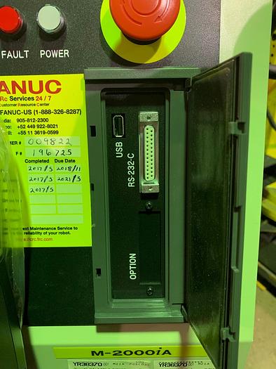 Used 2017 FANUC M2000iA/900L EQUIPPED FOR VISION WITH R30iB CONTROLLER LIKE NEW