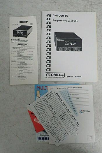 Used Omega Engineering Model CN1001-TC Temperature Controller with Manual & Extras