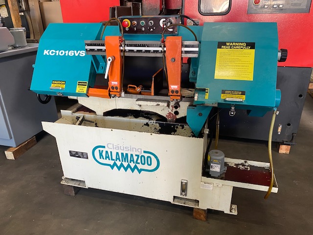 Used Clausing Kalamazoo 10" x 16" (250mm) Wet Cutting Bandsaw, Variable Speed - KC1016VS #5971