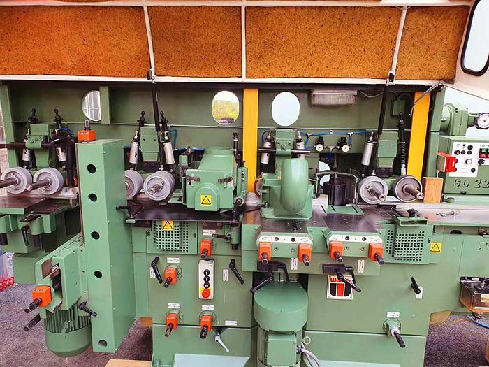 Used 1990 Wadkin Planer / Moulder GD 220 / 5 U