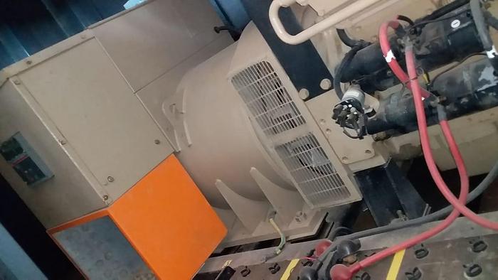 Used Cummins KTA38-G3 with Stamford alternator in container with Low hours.