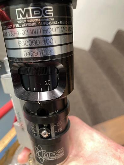 Used MDC Vacuum Products BLM-133-1-03 w/o Motor