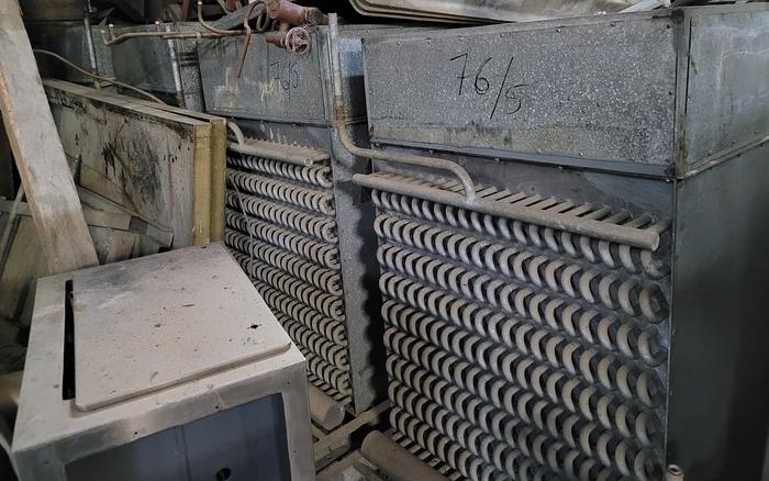 Used Elementy do tunelu zamrażalniczego, fluidyzacyjnego (rynna wibracyjna, chłodnice, wentylatory) "KÜHLAUTOMAT" BERLIN