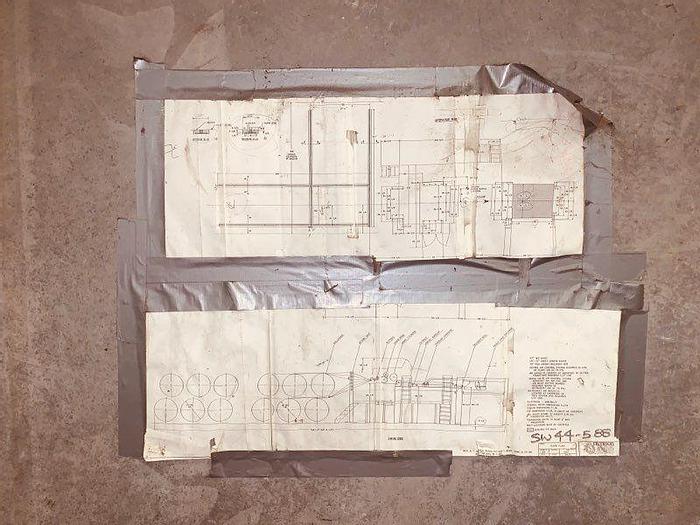 Used 57" MAXSON MODEL MS SINGLE ROTARY KNIFE SHEETER