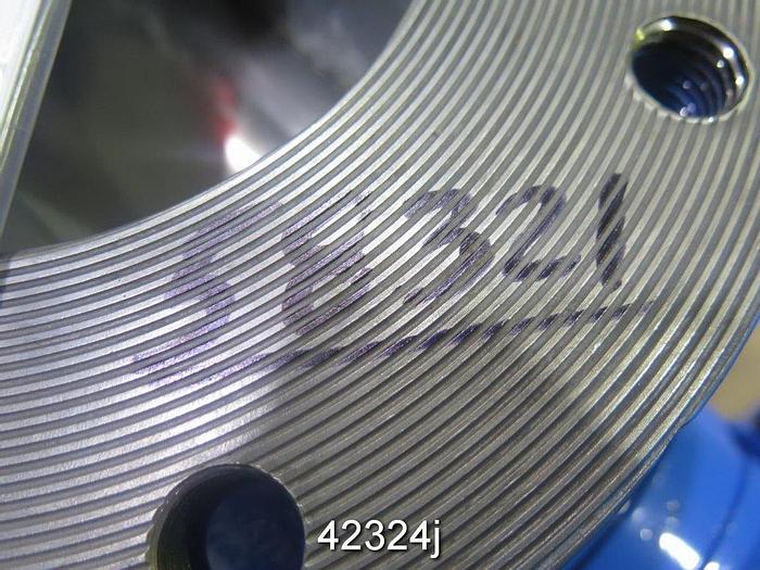 Used 6" Refurbished Dezurik Basis Weight Valve/PVC #42324