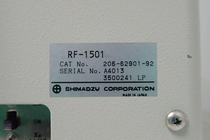 Used Shimadzu RF-1501 206-62901 Spectrofluorophotometer with Manual