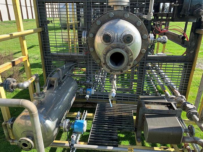 Used Column, 42" x 7' + 18" x 13', S/st, SRS Engineering, #S743631