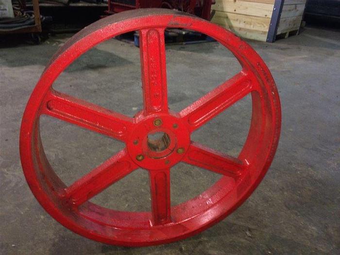 Used PULLEY SHEAVE 6-GROOVE 6B250 E BELT DRIVE WHEEL for Mud Pump