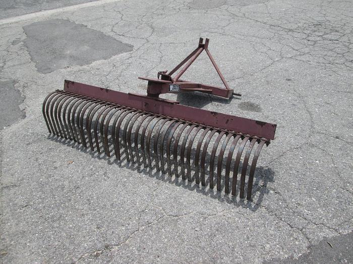 Used 6’ 3-Point Landscape Rake